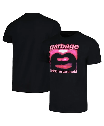 Men's Manhead Merch Black Garbage Paranoid Graphic T-shirt