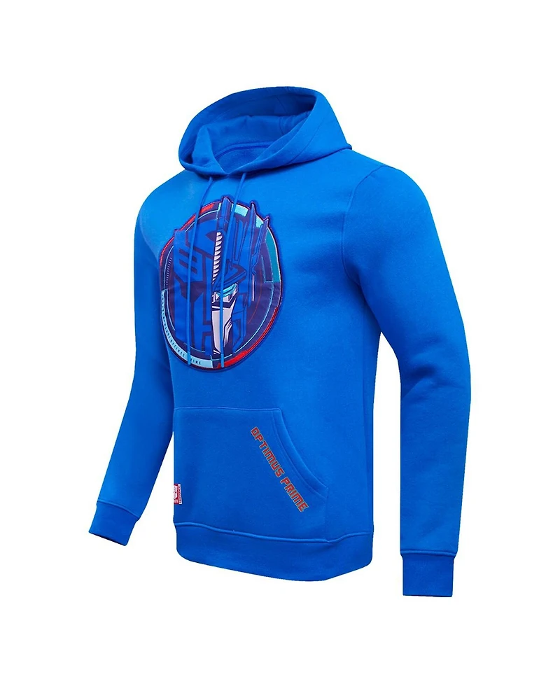 Men's and Women's Freeze Max Optimus Prime Royal Transformers Roll Out Pullover Hoodie