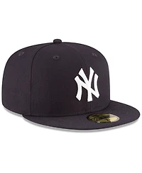 Men's New Era Navy New York Yankees World Series Wool Team 59FIFTY Fitted Hat
