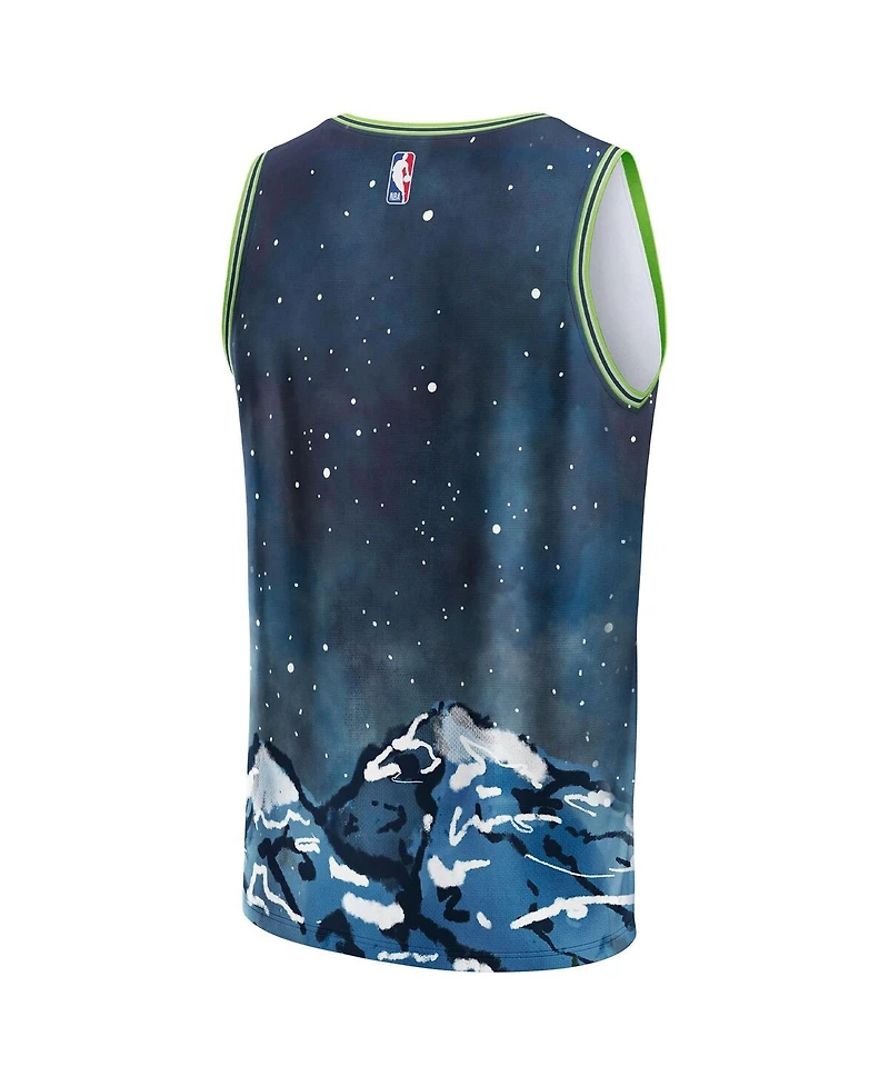 Men's and Women's Nba & KidSuper Studios by Fanatics Blue Minnesota Timberwolves Hometown Jersey