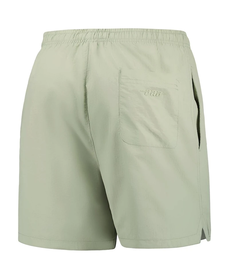 Men's Pro Standard Light Green Kansas City Chiefs Neutrals 2.0 Woven Shorts