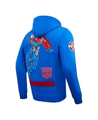 Men's and Women's Freeze Max Optimus Prime Royal Transformers Roll Out Pullover Hoodie