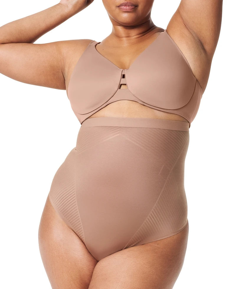 Spanx Women's Thinstincts High-Waisted Shaping Thong Underwear 10401R