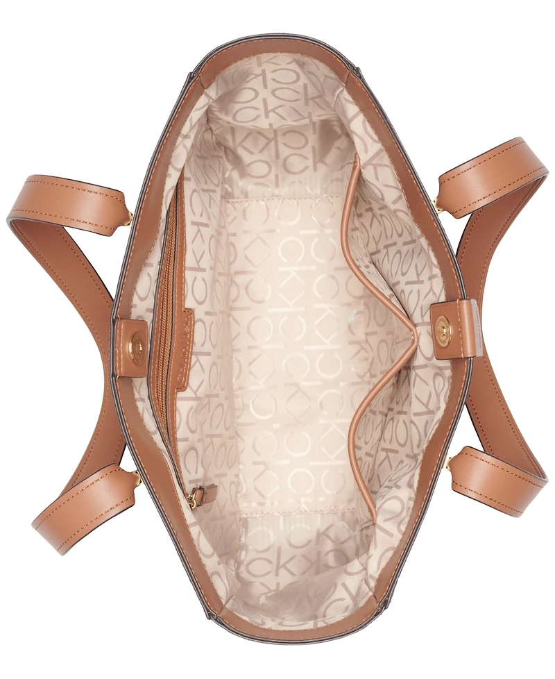 Calvin Klein Audrey Signature Medium Tote Bag