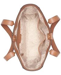 Calvin Klein Audrey Signature Medium Tote Bag