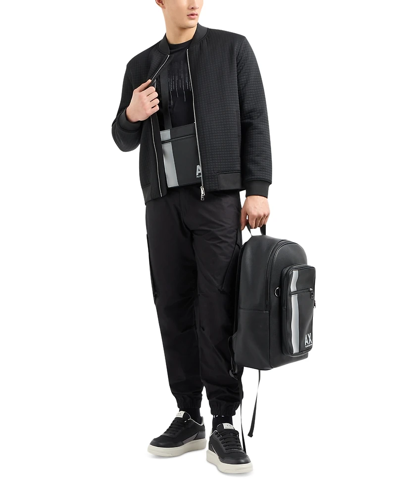 A|X Armani Exchange Men's Regular-Fit Digital Logo Graphic T-Shirt