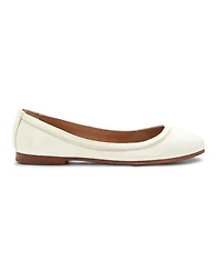 Frye Women's Carson Leather Ballet Flats - White