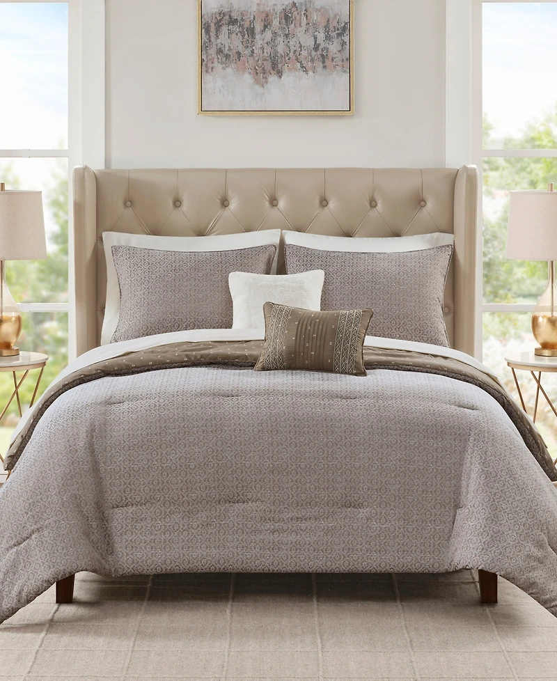 Jla Home Berkley 9-Pc. Comforter Set, California King, Exclusively at Macy's