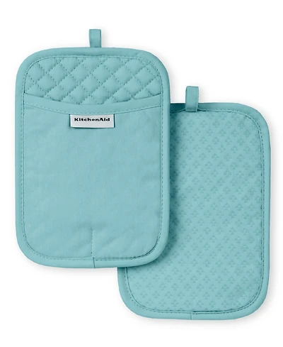 KitchenAid Asteroid Cotton Pot Holder, 2Pk, 7" x 10"