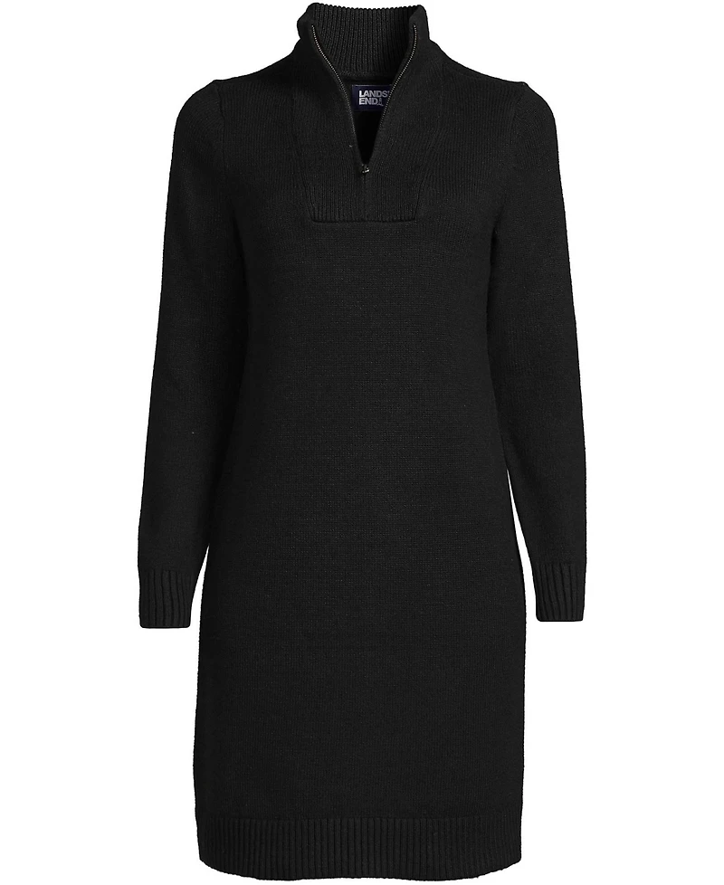 Lands' End Women's Cozy Lofty Sweater Dress