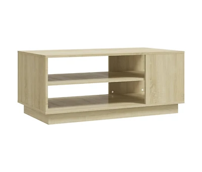 Coffee Table Sonoma Oak 40.2"x21.7"x16.9" Engineered Wood