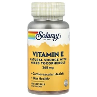 Solaray Vitamin E - 100 Softgels