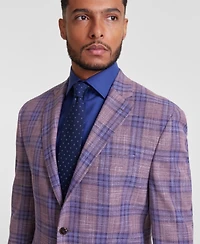 Michael Kors Men's Classic-Fit Mauve Window Sport Coat