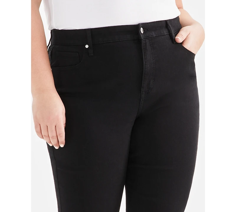 Style & Co Plus High-Rise Cuff Capri Jeans, Created for Macy's