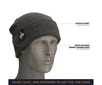 RefrigiWear Men's Watch Cap - Knit Cold Weather Beanie