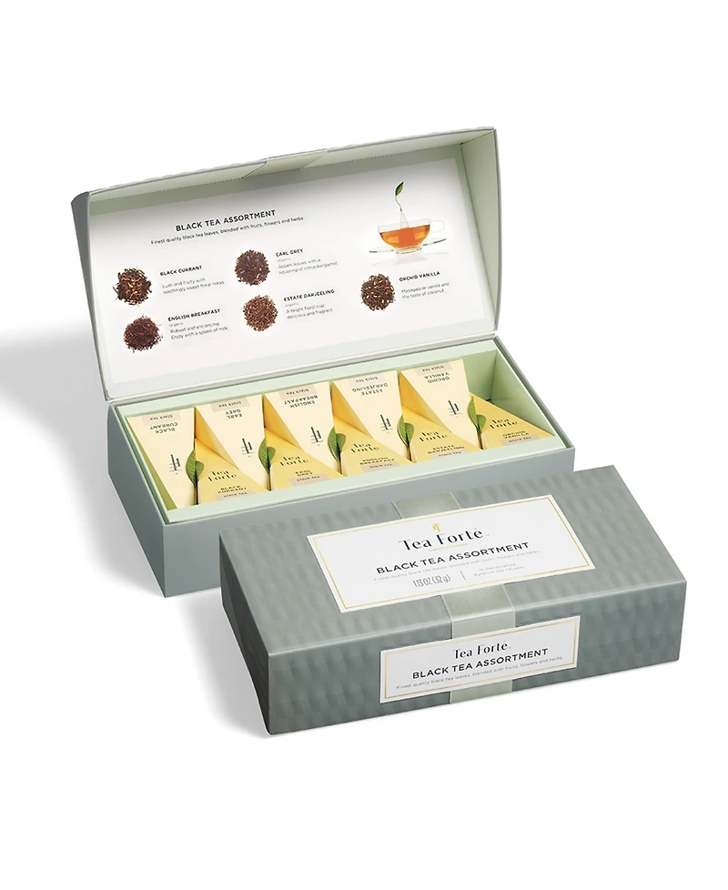 Tea Forte Black Tea Bundle, 3 Piece