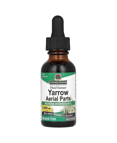 Nature's Answer Yarrow Aerial Parts Alcohol-Free 2 000 mg - 1 fl oz (30 ml)