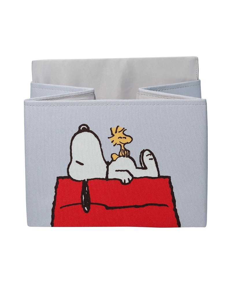 Lambs & Ivy Snoopy Foldable/Collapsible Storage Bin/Basket Organizer w/ Handles