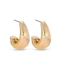 Ettika True Golden 18K Gold-Plated Hoop Earrings