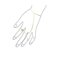 Bling Jewelry Trendy Delicate Chain Link Bracelet 14K Gold Plated Sterling Silver
