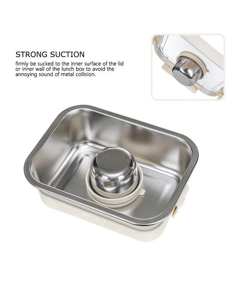 Fenger Stainless-Steel Sauce Box with Silicone Suction Lid