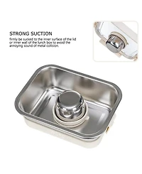 Fenger Stainless-Steel Sauce Box with Silicone Suction Lid