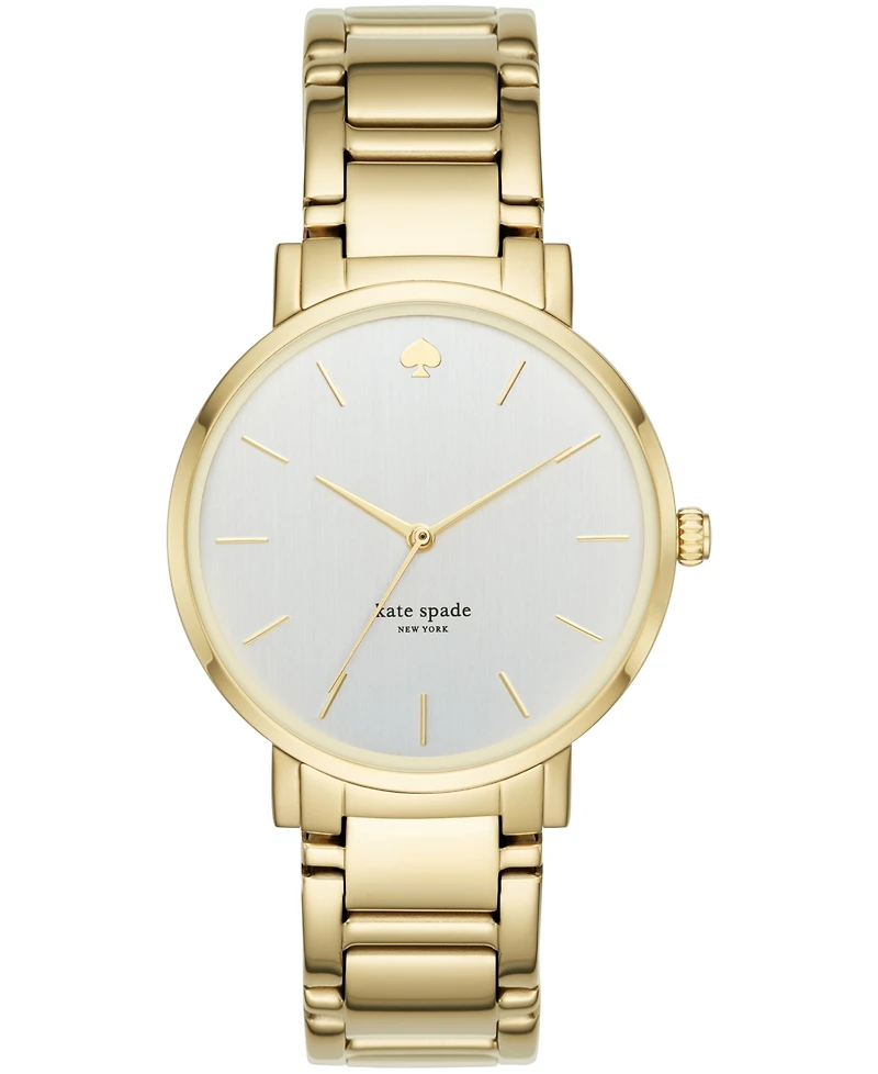 kate spade new york Women's Gramercy Three-Hand Gold-Tone Alloy Watch 38mm, KSW9013