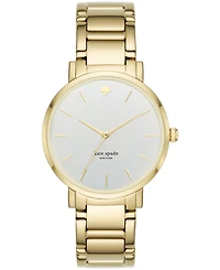 kate spade new york Women's Gramercy Three-Hand Gold-Tone Alloy Watch 38mm, KSW9013