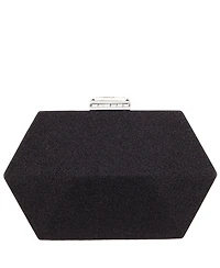 Nina Geometric Metallic Glitter Minaudiere Handbag
