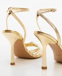 Mango Women's Strappy Heeled Sandals