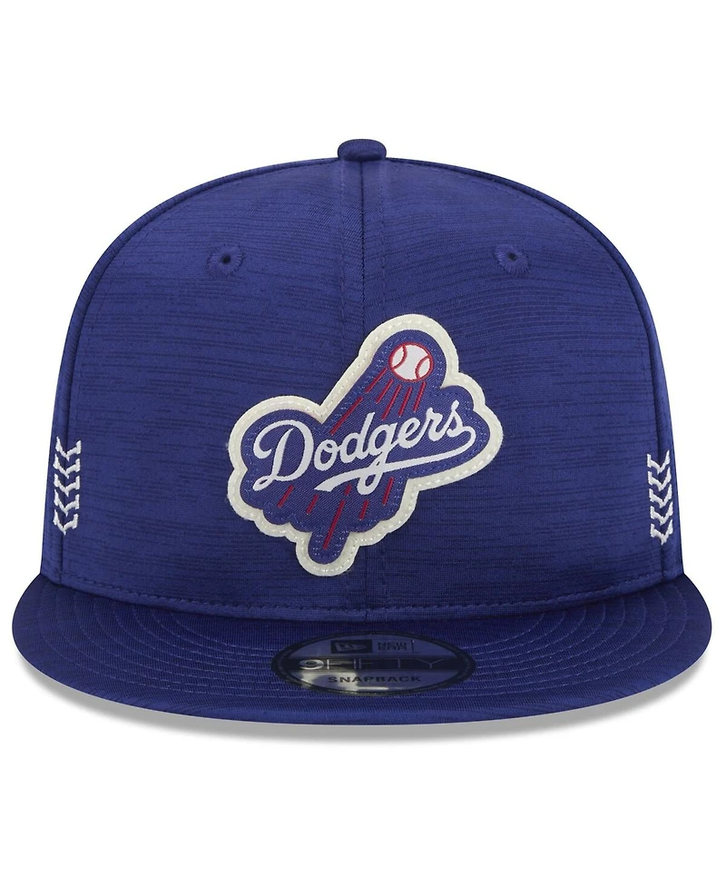 Men's New Era Royal Los Angeles Dodgers 2024 Clubhouse 9FIFTY Snapback Hat