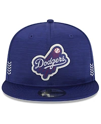 Men's New Era Royal Los Angeles Dodgers 2024 Clubhouse 9FIFTY Snapback Hat