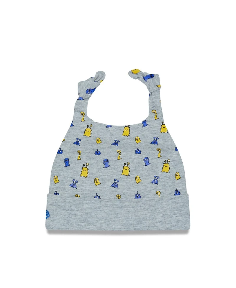 Infant Boys and Girls New Era Heather Gray Los Angeles Rams Critter Cuffed Knit Hat