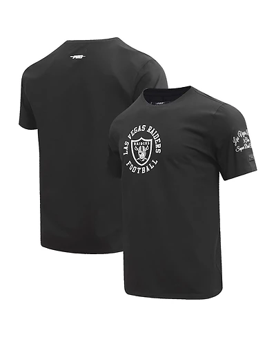 Men's Pro Standard Black Las Vegas Raiders Hybrid T-Shirt