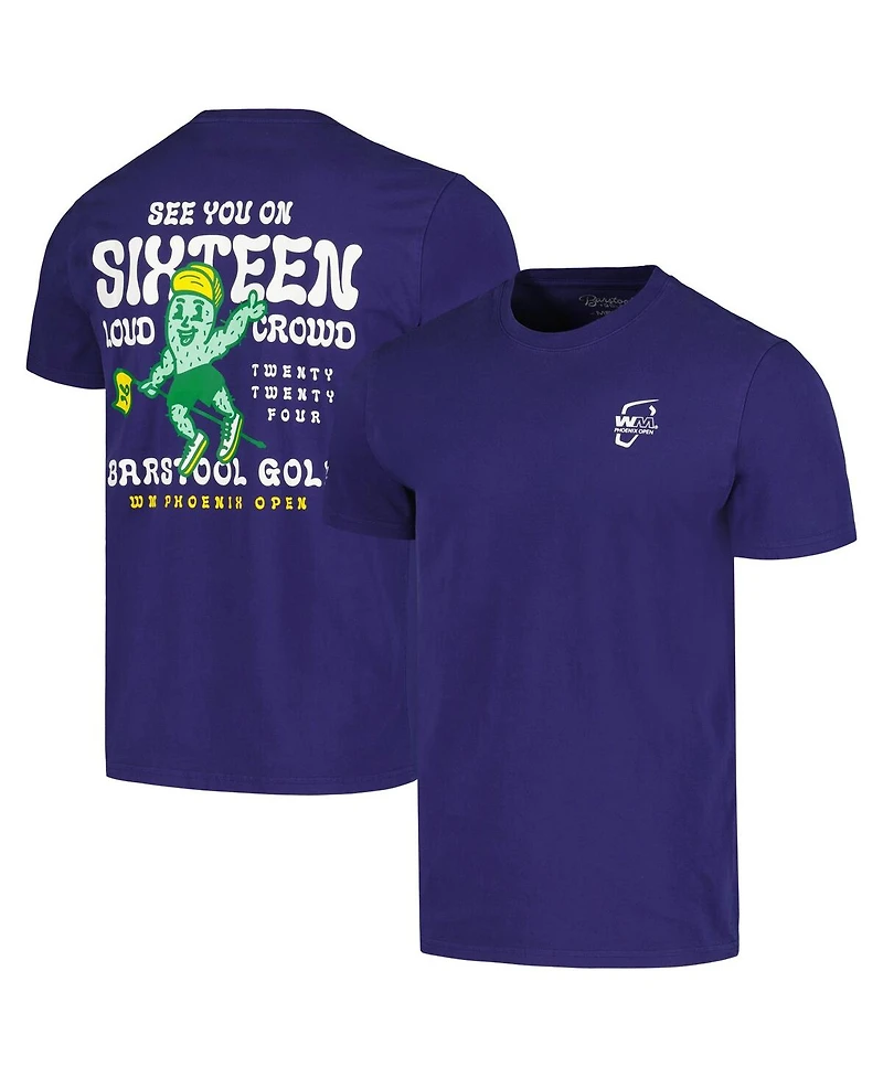 Men's Barstool Golf Navy Wm Phoenix Open See You On Sixteen Cactus T-Shirt