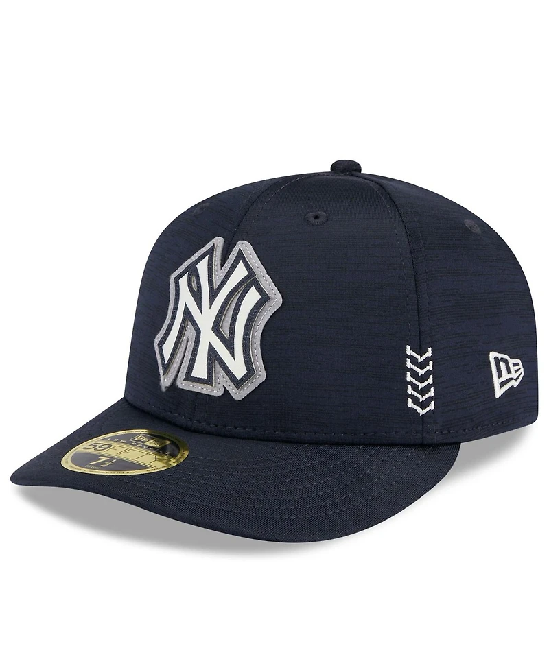 Men's New Era Navy York Yankees 2024 Clubhouse Low Profile 59FIFTY Fitted Hat