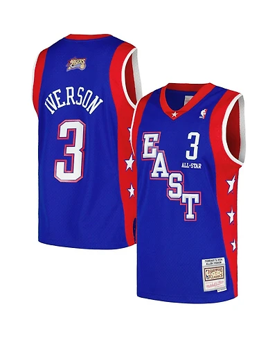 Men's Mitchell & Ness Allen Iverson Royal Eastern Conference Hardwood Classics 2004 Nba All-Star Game Swingman Throwback Jersey