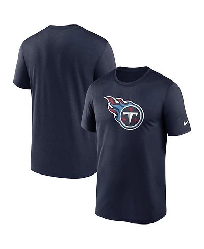 Men's Nike Navy Tennessee Titans Legend Logo Performance T-shirt