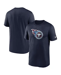 Men's Nike Navy Tennessee Titans Legend Logo Performance T-shirt