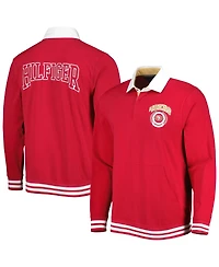 Men's Tommy Hilfiger Scarlet San Francisco 49ers Cody Long Sleeve Polo Shirt