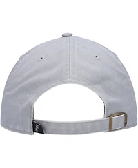 Men's '47 Brand Gray San Antonio Spurs Team Clean Up Adjustable Hat