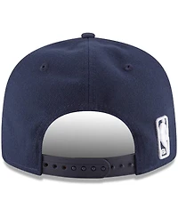 Men's New Era Navy Dallas Mavericks Official Team Color 9FIFTY Snapback Hat