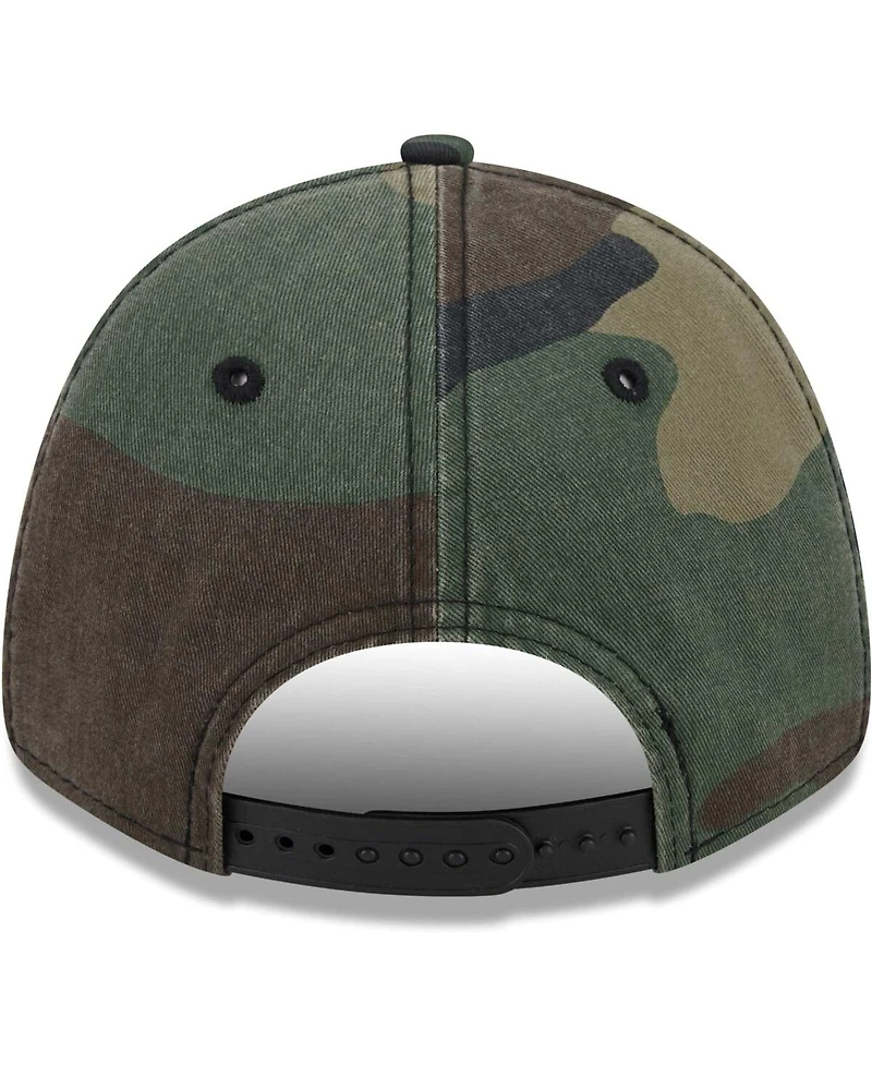 Men's New Era Camo Boston Red Sox Gameday 9FORTY Adjustable Hat