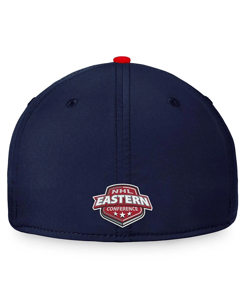 Men's Fanatics Navy, Red Washington Capitals Fundamental 2-Tone Flex Hat
