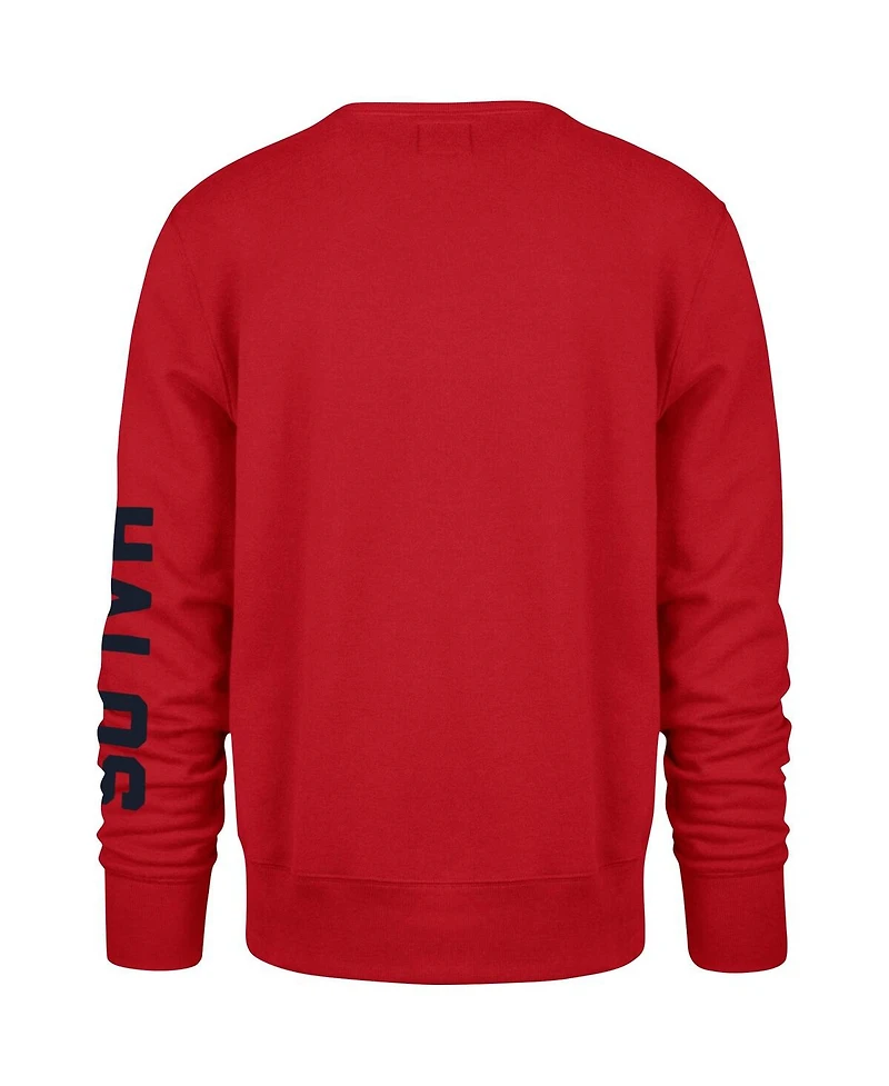 Men's '47 Brand Red Los Angeles Angels City Connect Legend Headline Pullover Sweatshirt