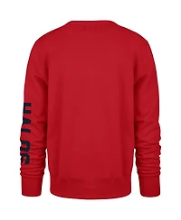 Men's '47 Brand Red Los Angeles Angels City Connect Legend Headline Pullover Sweatshirt