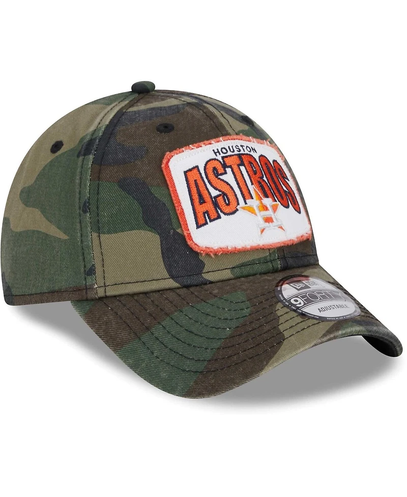 Men's New Era Camo Houston Astros Gameday 9FORTY Adjustable Hat