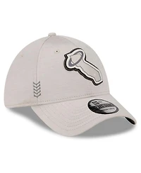 Men's New Era Cream Los Angeles Angels 2024 Clubhouse 39THIRTY Flex Fit Hat