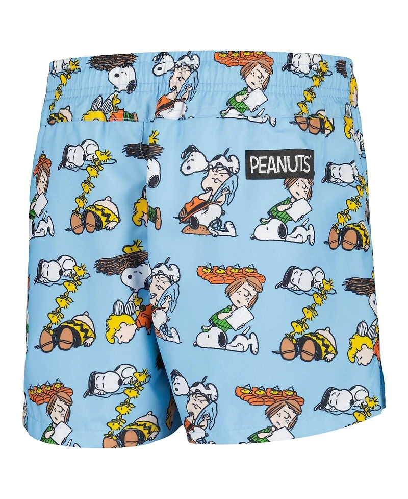 Big Boys Freeze Max Blue Peanuts Snoopy Sleep Shorts
