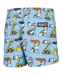 Big Boys Freeze Max Blue Peanuts Snoopy Sleep Shorts